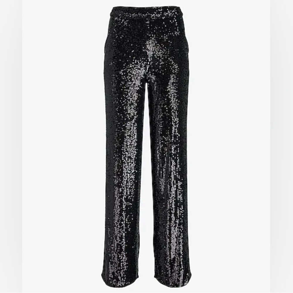 Express black sequins pants (women’s XL) (NWT) - Picture 4 of 15